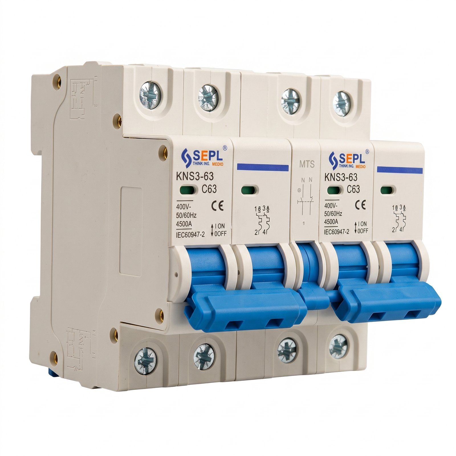 SEPL MTS 2P+2P 63A Manual Transfer Switch