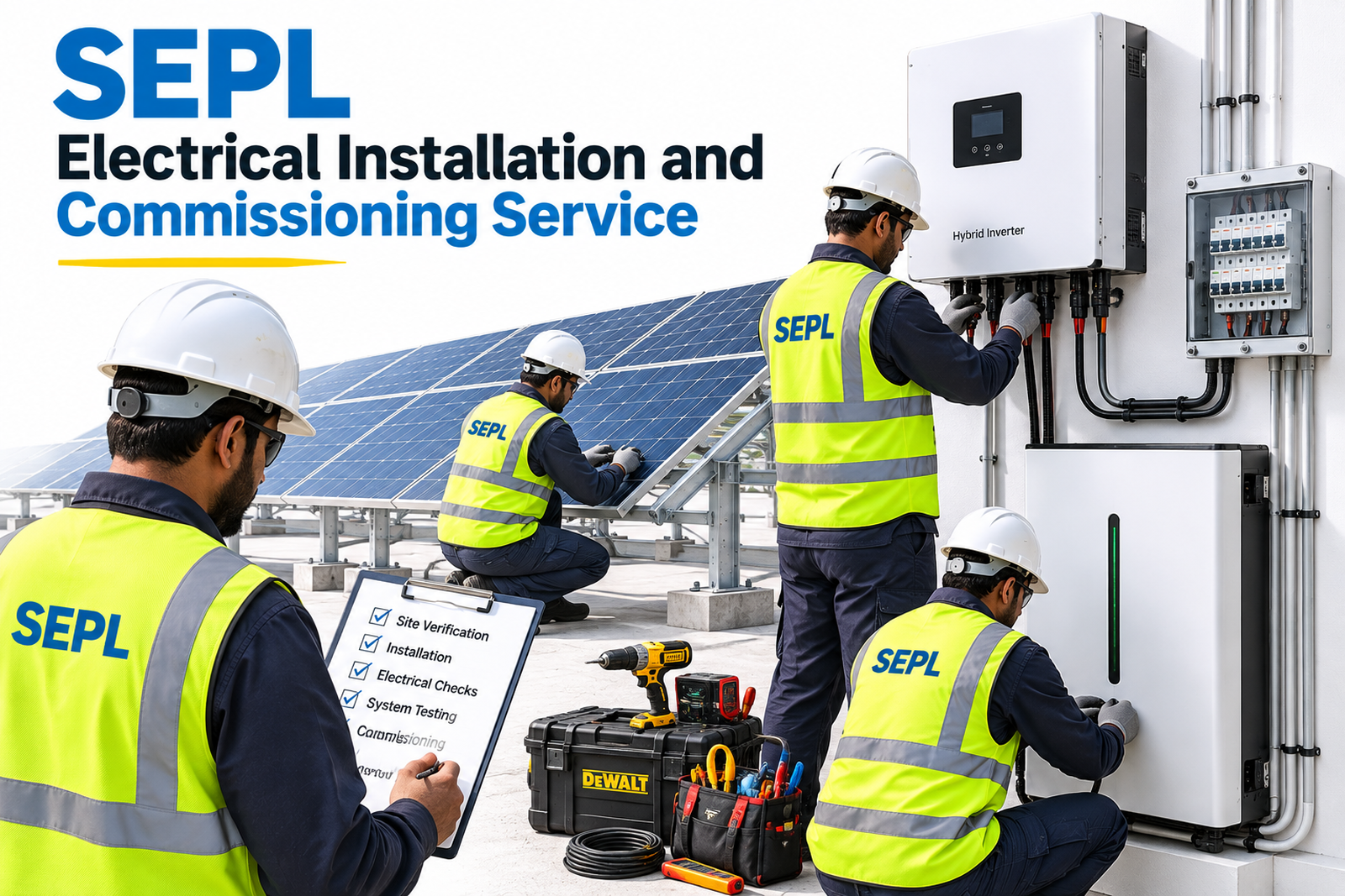 SEPL 08KW Electrical Installation and Commissioning Service
