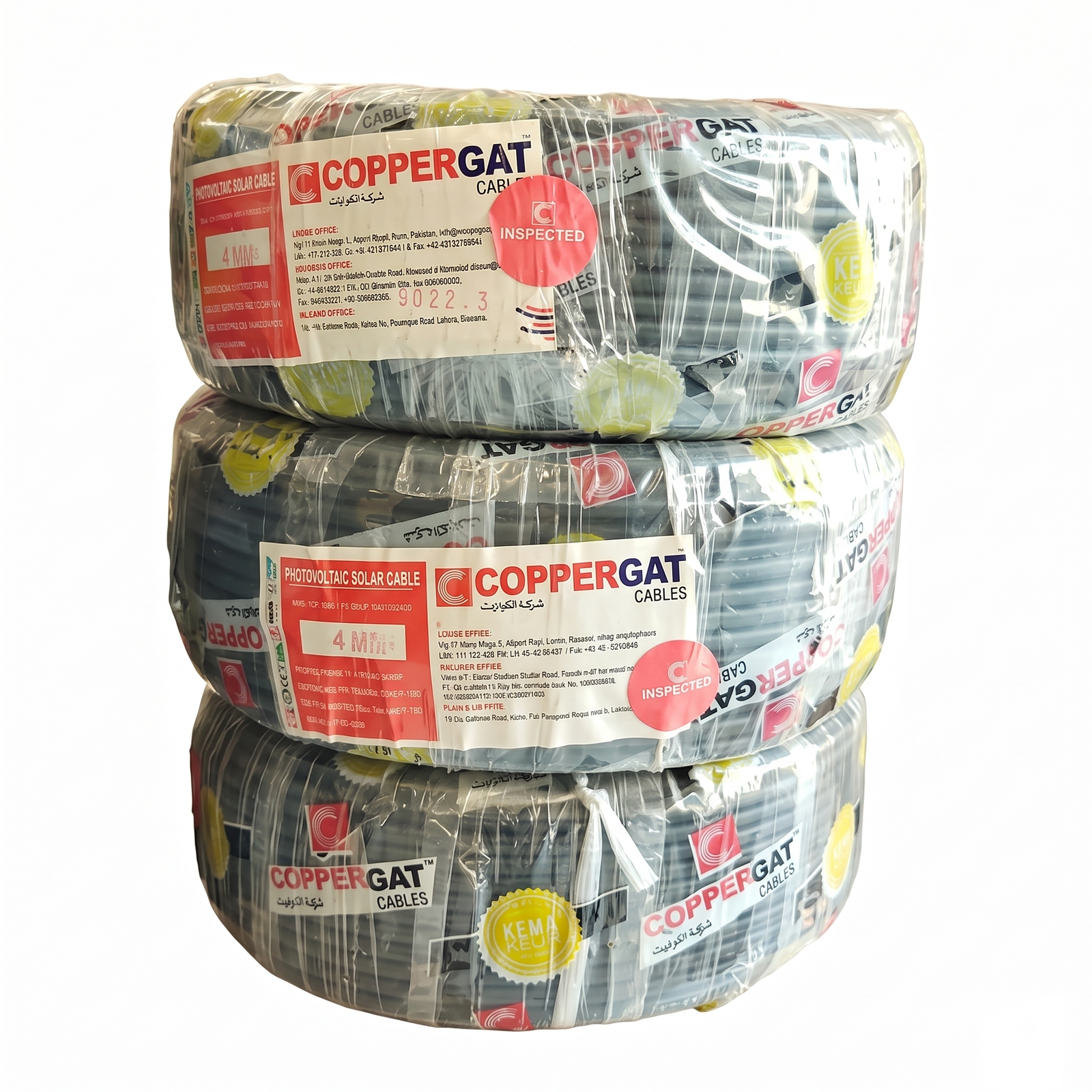 CopperGat DC Cable 4mm 600/1000 Double PVC/XLPE