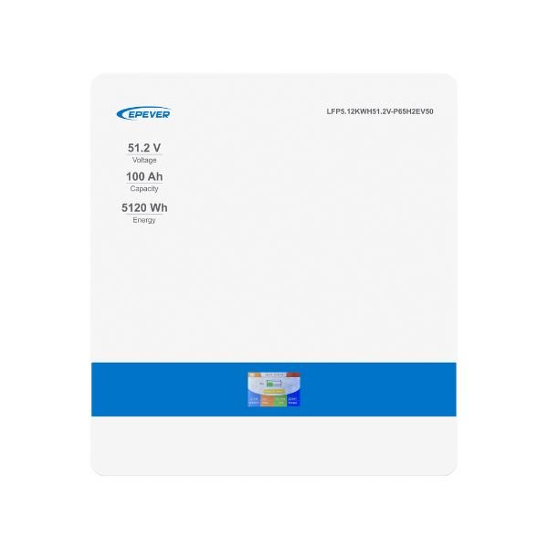 EPEVER 5.12kWh 51.2V 100Ah Wall-Mounted Lithium Battery IP65