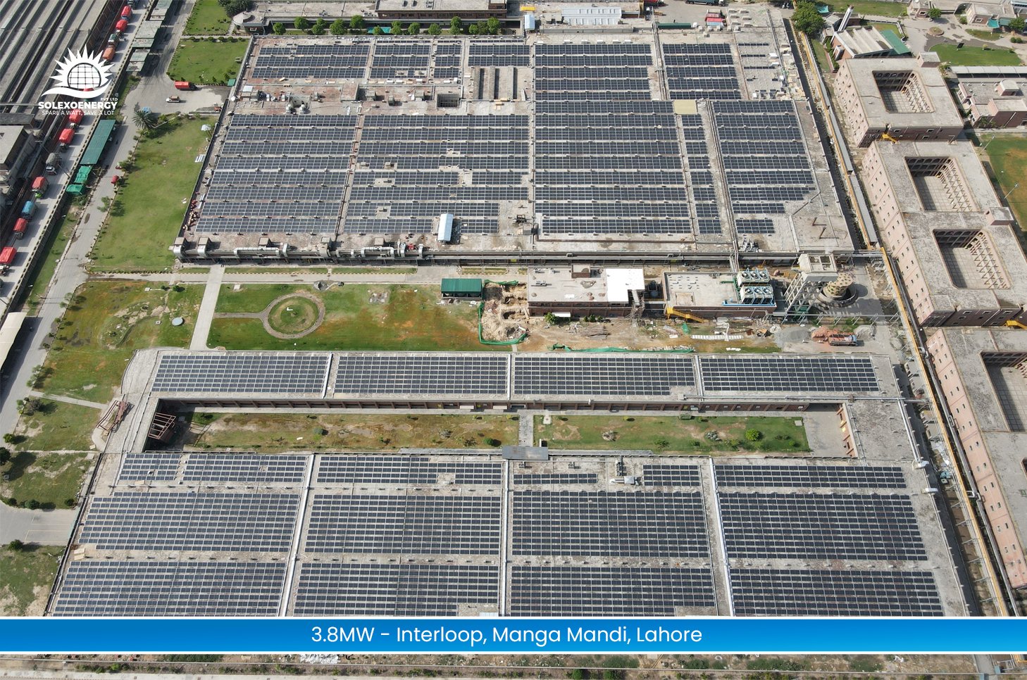Interloop Manga Mandi Lahore – 3.8 MW Industrial Solar Project by Solexo Energy